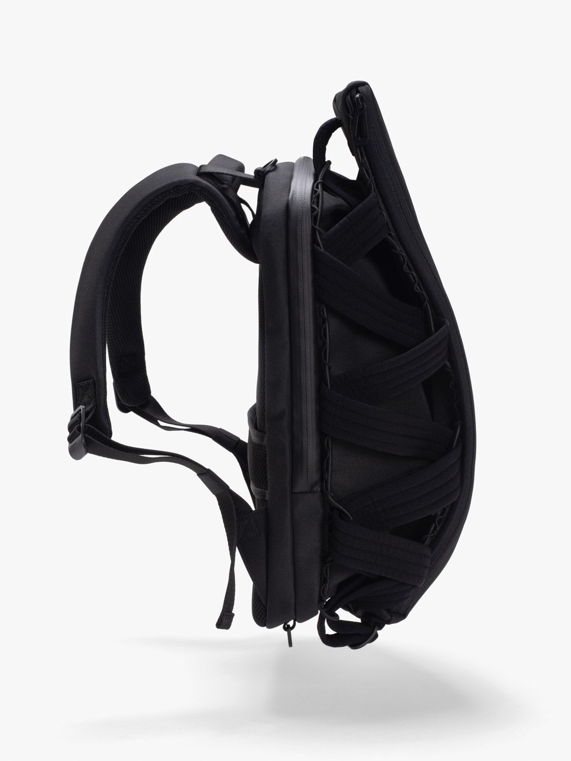 Isar M Braided Black Backpack