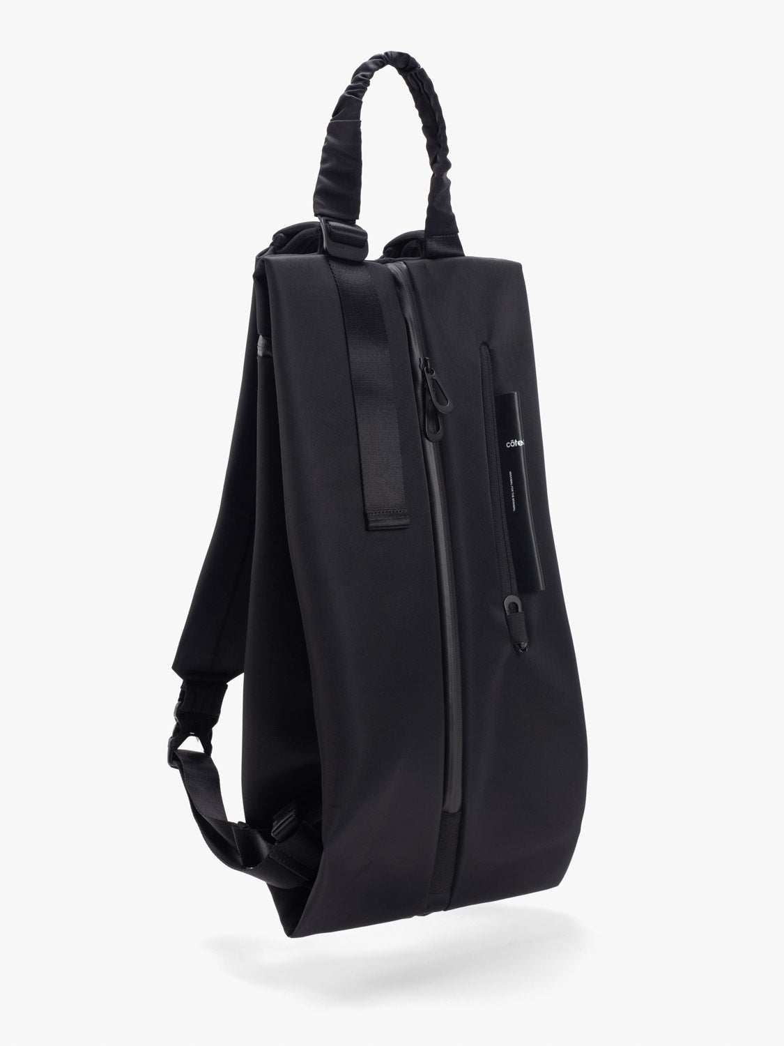 Dala Sleek Nylon Black Backpack