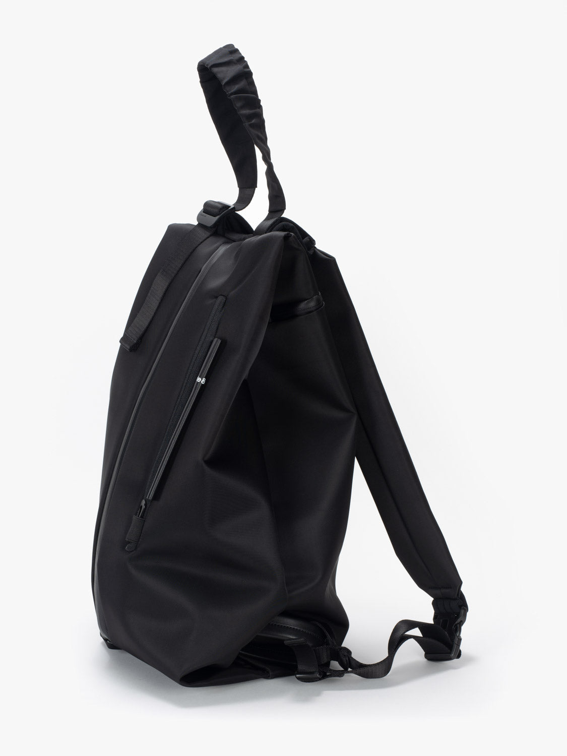 Dala Sleek Nylon Black Backpack