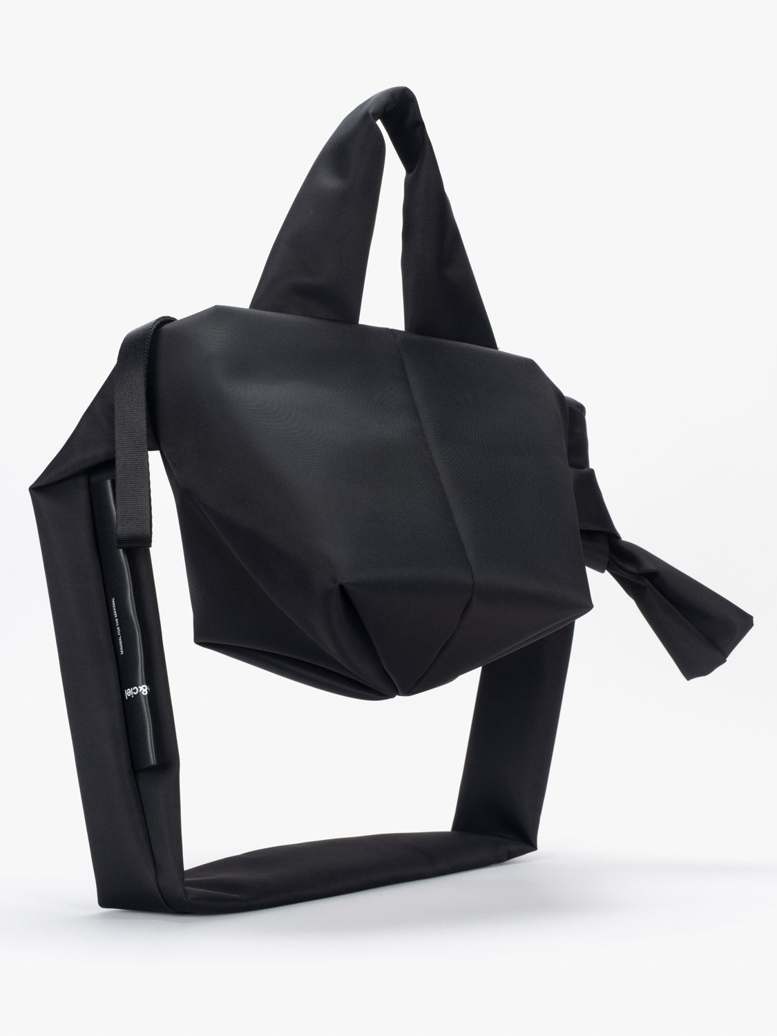 Amu Mini Sleek Nylon Black Bag