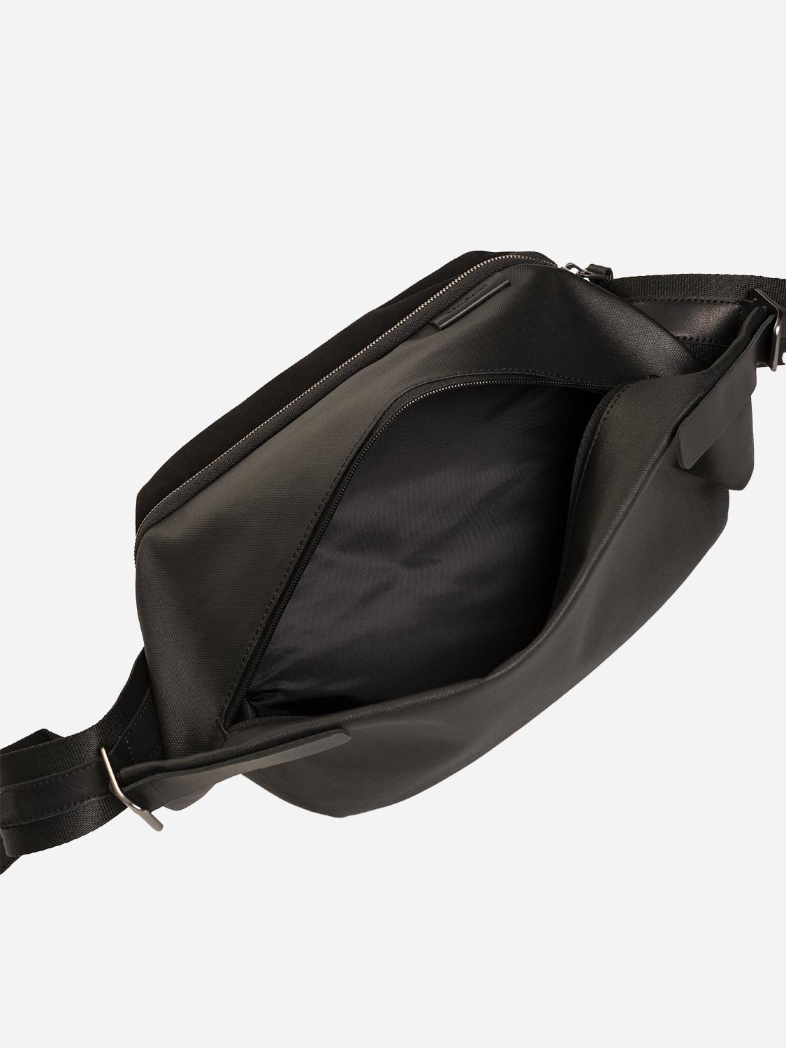  Cote&Ciel Inn Crossbody Bag  Black Coated Canvas - Medium :  Clothing, Shoes & Jewelry