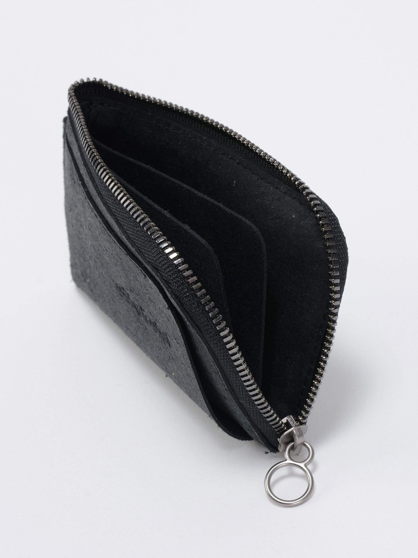 Zipper Wallet, Cobalt + Black