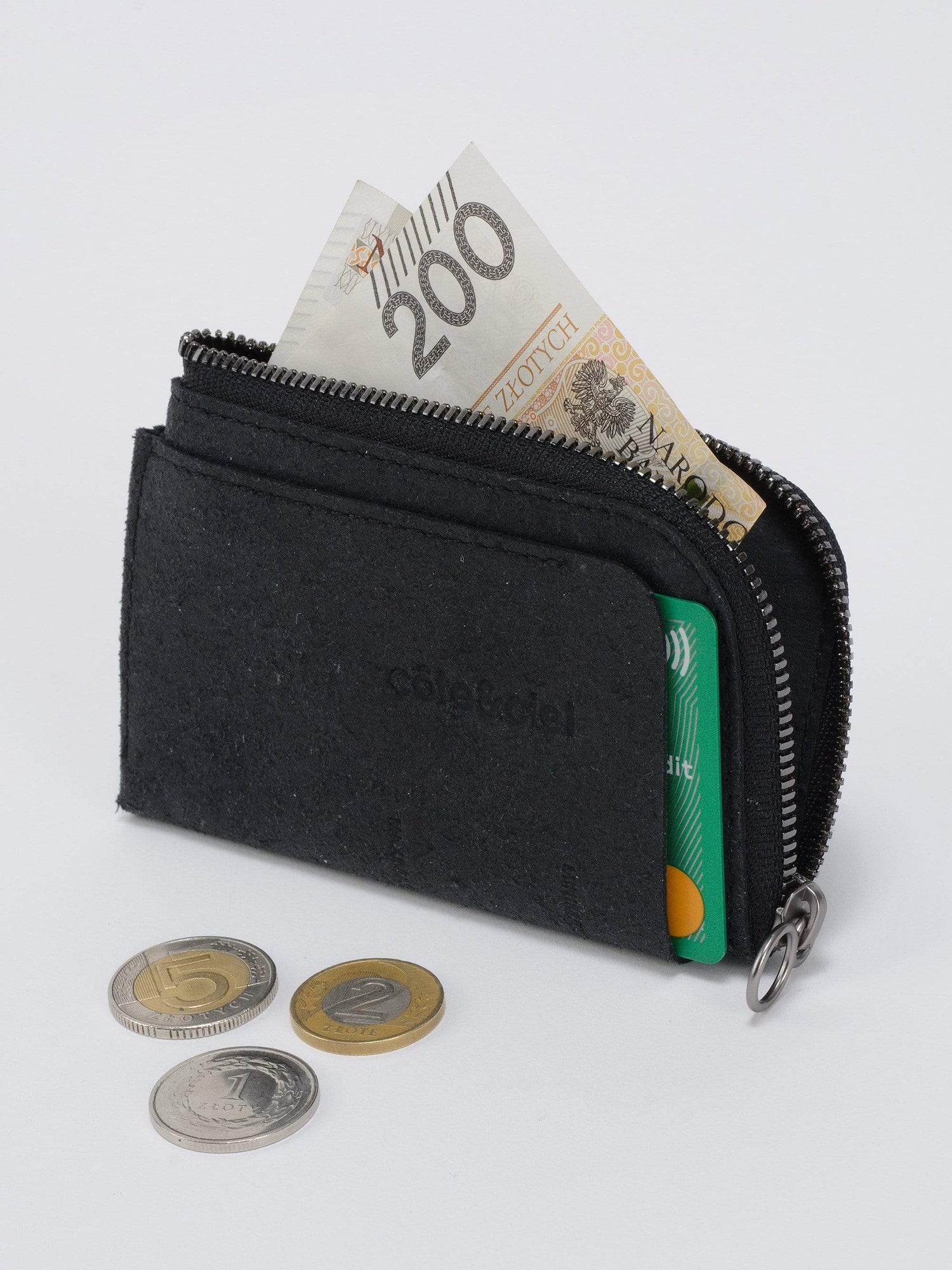 Mini Leather Wallet Vintage Coin Purse Purse Round Zipper Pocket Bag Small  Handbag with Wrist Lanyard (Brown) - Walmart.com